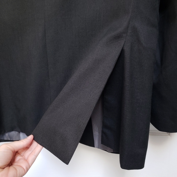 Cedarwood State Dark Gray Slim Fit Two Button Blazer Suit Jacket - Picture 6 of 8